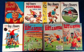 Roy of The Rovers Annuals, a complete run of Annuals 1958 to 1975 and also 1978 to 1994, please note