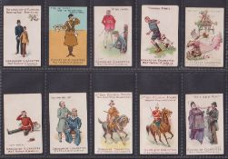 Cigarette cards, Faulkner, 20 cards from various series, 10 with plain backs including Golf Terms 'A