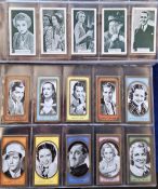 Cigarette cards, Film & Cinema, 9 sets and various part sets & odds contained in 2 modern albums.