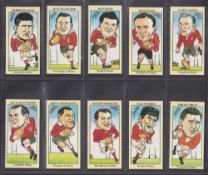 Trade cards, Rugby, 3 sets Ritchie & Company (2, Welsh Wizards, Arms Park Heroes), plus WPL Alarms