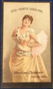 Tobacco advertising, USA, Marburg Bros., large shop display advertising card with image of beauty