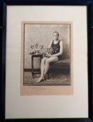 Olympics, a scarce photo of GB Swimming & Polo four time Gold medallist Paul Radmilovic (1886-