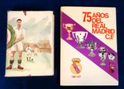 Real Madrid Football Club, two books, 'El Libro De Ora del Real Madrid 1902-1952' in Spanish