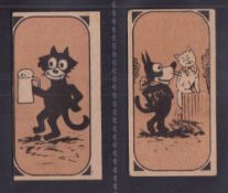 Trade cards, Barratt's, Felix Pictures, two cards, nos 18 & 26 (gd) (2)