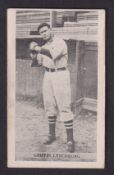 Cigarette card, USA, Erwin Nadal, Baseball Players, Photo Series, type card, Griffin, Lynchburg (gd)