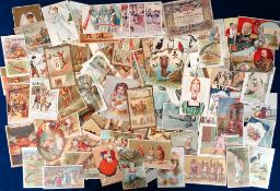 Trade Cards, 100+ cards to include Biscuits Pernot, Chocolat Suchard, Crama's Jachtwater, Franck