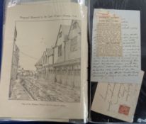 Ephemera, Berkshire, a collection of printed ephemera in 2 modern albums of Newbury and its