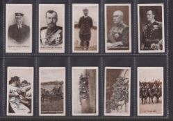 Cigarette cards, W & M Taylor, War Series, all 'Tipperary Cigarettes' brand (set 25 cards) (some