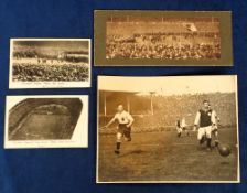 FAC Final 1923, West Ham v Bolton Wanderers, First Wembley Cup Final, b/w press photo showing