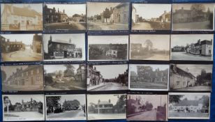 Postcards, Pubs, a collection of approx. 48 UK public houses, all corner mounted, with some