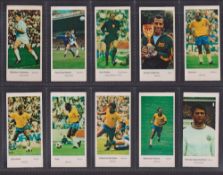 Trade cards, Lyons Maid, International Footballers (set, 40 cards) inc. Pele, Moore, Best etc (usual