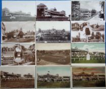 Postcards, Newbury, a mixed Newbury selection of 12 cards, with 8 cards of the Race Course, and