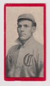 Cigarette card, USA, ATC, Baseball Series, Series No 3, 'Old Mill Cigarettes' back, ref T210, type