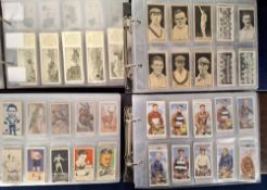 Cigarette & trade cards, large collection of cards contained in 9 modern albums, a few sets noted,