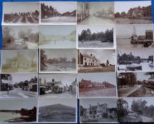 Postcards, Hampshire, a collection of approx. 39 cards of towns and villages in Southern
