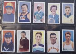 Cigarette & trade cards, 8 sets all Sport related, Hill Celebrities of Sport (RJ Hill brand), Esso