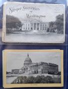 Trade cards, Singer Sewing Machines, quantity of Singer Souvenir Cabinet Size View cards, mainly USA