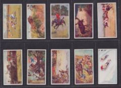 Cigarette cards, Taddy Sports and Pastimes (set 25 cards) including Golf, Archery, Motoring etc (gen