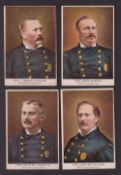 Cigarette cards, USA, Buchner, Police Inspectors & Captains, 'X' size, four cards, Capt. John