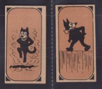 Trade cards, Barratt's, Felix Pictures, two cards, nos 4 & 14 (gd) (2)