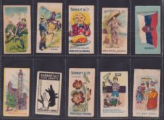 Trade cards, Barratt's, a collection of 10 early type cards, Sports, Cowboy Subjects, Characters