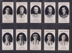 Cigarette cards, Taddy, Prominent Footballers (With Footnote), 15 cards, McCall Preston, Gisborne
