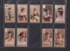 Cigarette cards, American Cigarette Co, Shanghai, China, Beauties, Playing Card Inset (52/53,