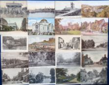 Postcards, a mixed collection of approx. 90 UK and foreign topographical, and a few subject cards.