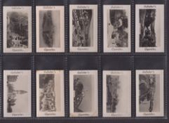 Cigarette cards, Gallaher Interesting Views Black & White (set 100 cards) (gen gd a few fair)