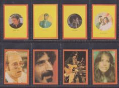 Trade cards, Monty Gum, Pop Series, Red Borders, 32 cards (plain back anonymous) including Johnny