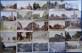 Postcards, Hampshire, a Basingstoke and area selection of approx. 65 cards, with many RPs inc. Terry