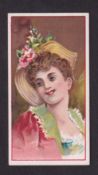 Cigarette card, Hudden's, Pretty Girl Series, 'RASH', type card, ref. H8, picture no 1 (vg) (1)