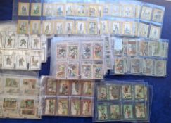 Cigarette cards, China, Over 320 cards in 7 part sets, all M Sized, Chinese Warriors (85, plain