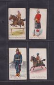 Cigarette cards, Harvey & Davy, Colonial Troops, four cards, Cape Town Highlander, Indian Cavalry