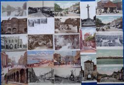 Postcards, Hampshire, a collection of approx. 52 cards of South Hampshire and Southampton, inc. 20