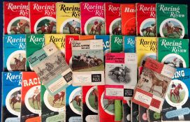 Horseracing magazines, a collection of approx. 35 Racing Magazines, mostly Racing Review with