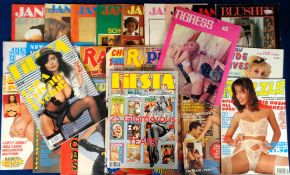 Glamour magazines, selection of 19 adult glamour magazines, 1990's onwards, various titles inc.