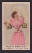 Cigarette card, Japan, Murai, Beauties (As Smith's Adverts), type card, ref. H403, picture no 8 (