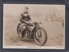 Cigarette card, Anon (Pattreiouex), Dirt Track Riders (Premium Issue) type card, no 46, Arthur