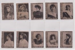 Trade cards, Spain, Actresses & Beauties, a collection of 120 cards from various series, issuers