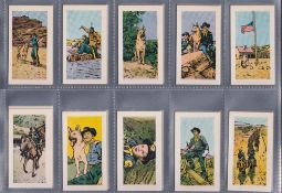 Trade cards, 4 sets Cadet Sweets Adventures of Rin Tin Tin, Lyons Maid 100 Years of Motoring,