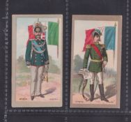 Cigarette cards, American Cigarette Co, Shanghai, Admirals & Generals, two cards, General