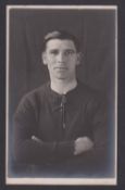 Football postcard, Tottenham Hotspur, b/w photographic card showing Chipperfield of Tottenham by G A