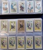 Cigarette cards, China, collection over 900 cards (duplication) in two modern albums, all plain back