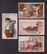 Cigarette cards, USA, Marburg Bros., Painting Reproductions. 'X' size, all 'Seal of North Carolina