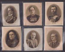 Tobacco silks, Godfrey Phillips BDV, Great War Leaders (set L25 silks, fair/gd), Great War Leaders &