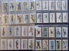 Cigarette cards, 10 sets all Transport related, Hill Aviation Series, Player's Aircraft of RAF,