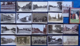 Postcards, Pubs, a collection of 20 cards of UK pubs, mostly Simonds Brewery. Cards corner mounted