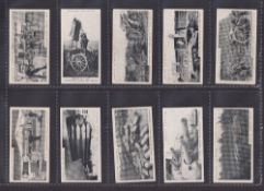 Cigarette cards, 2 sets, Wills Overseas, Australian Havelock brand Modern War Weapons (gen gd/