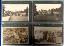Postcards, Hampshire, a selection of approx. 94 cards in modern album of Hampshire villages in the